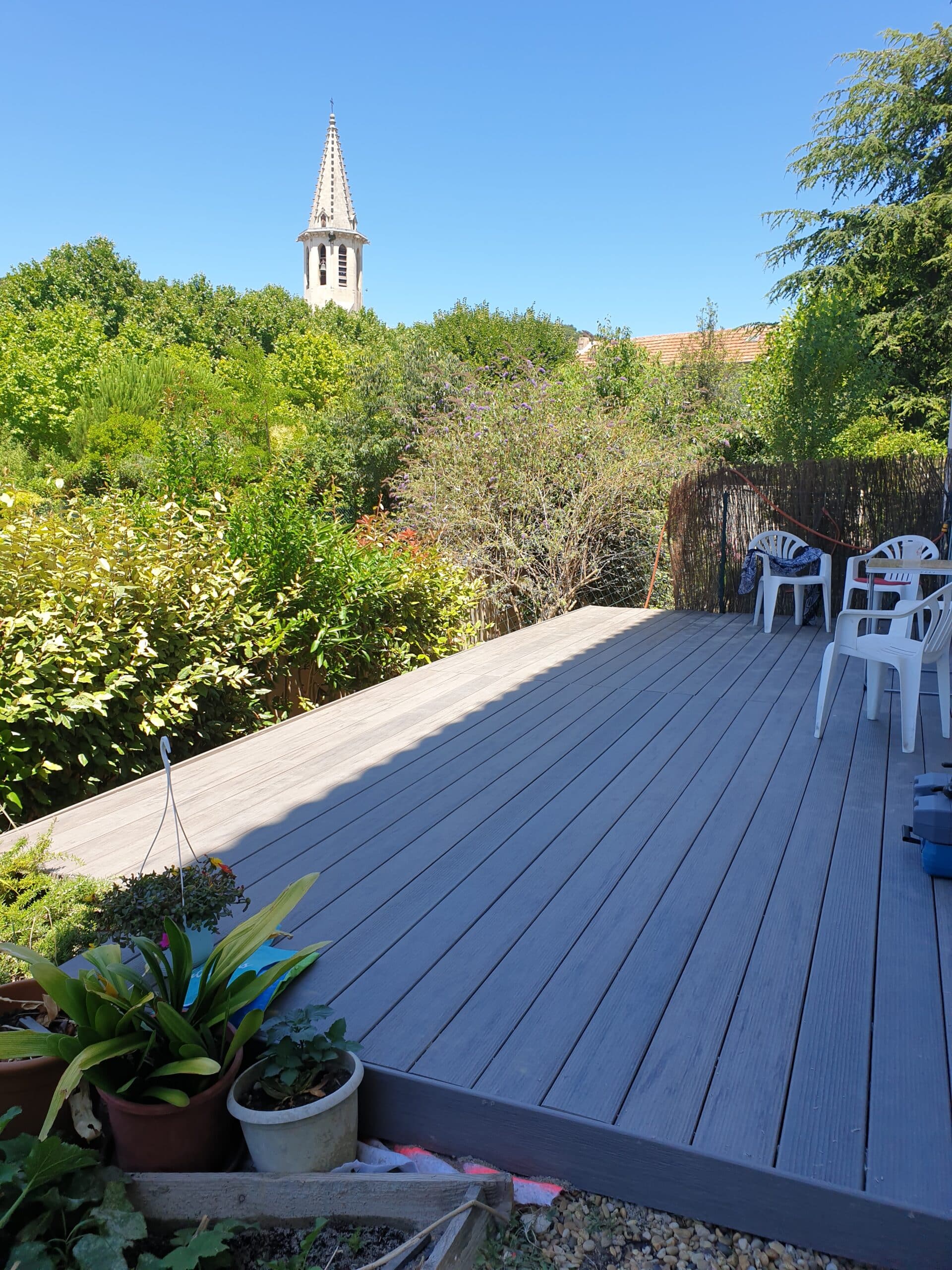 Équipe Adsens Garden sur chantier